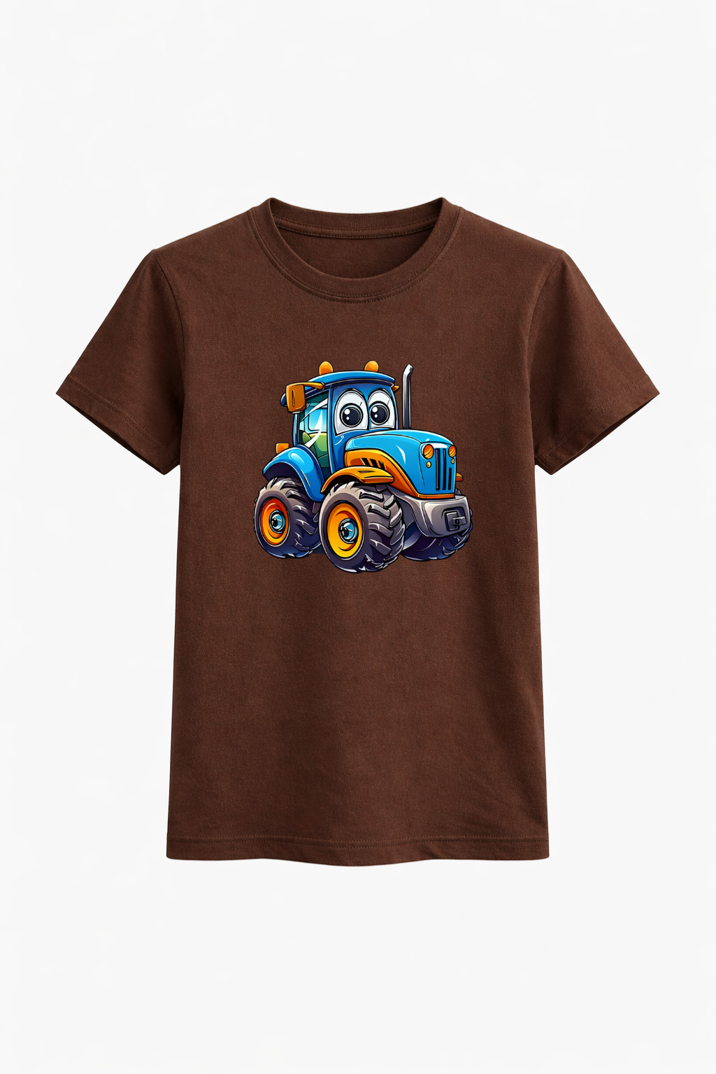Happy Tractor Graphic Cotton Tee