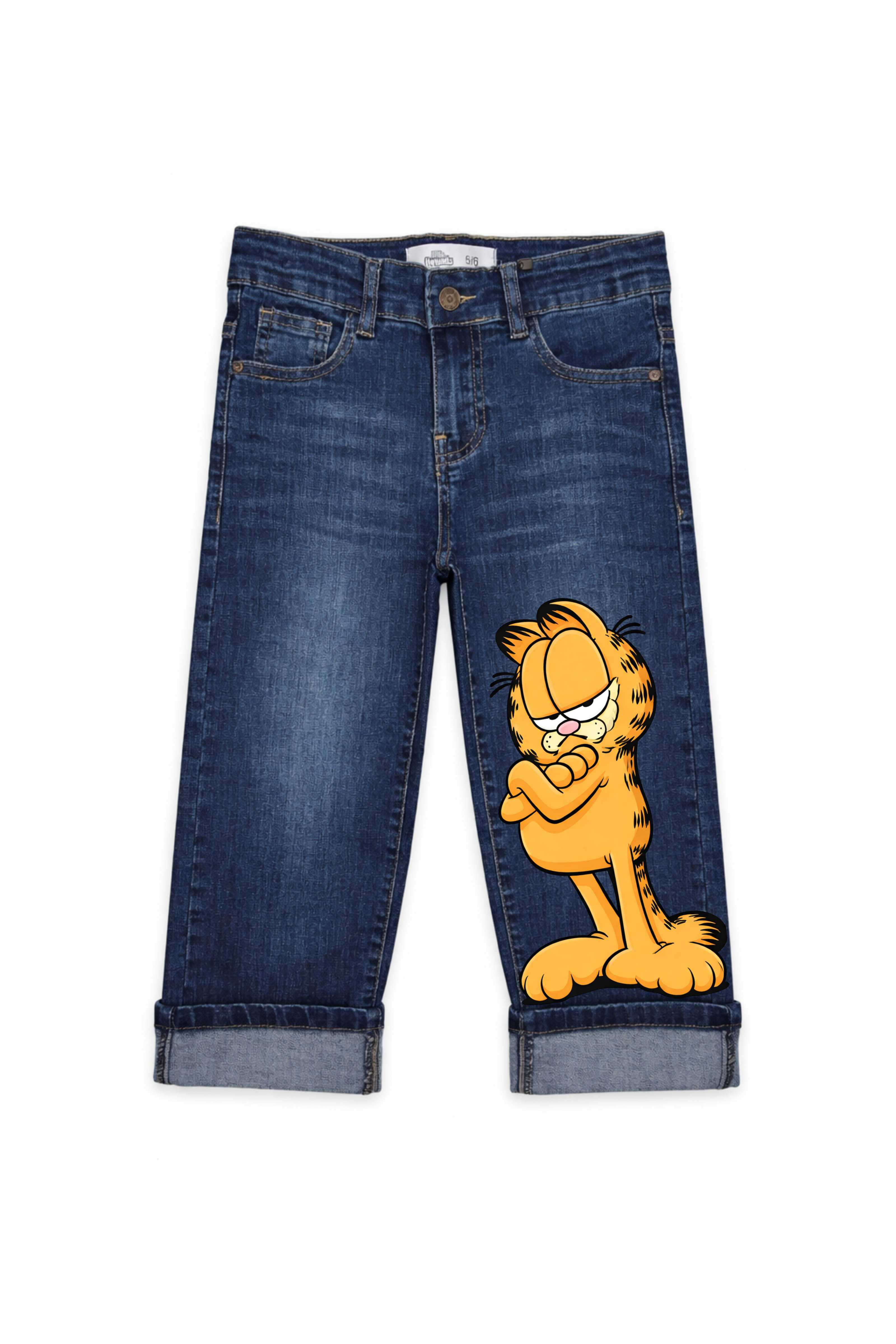 Cool Cat Graphic Denim Jeans