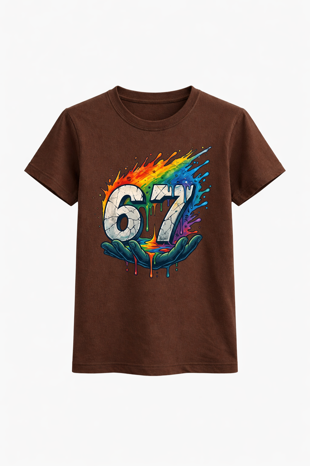 Rainbow Drip 7th Birthday Tee