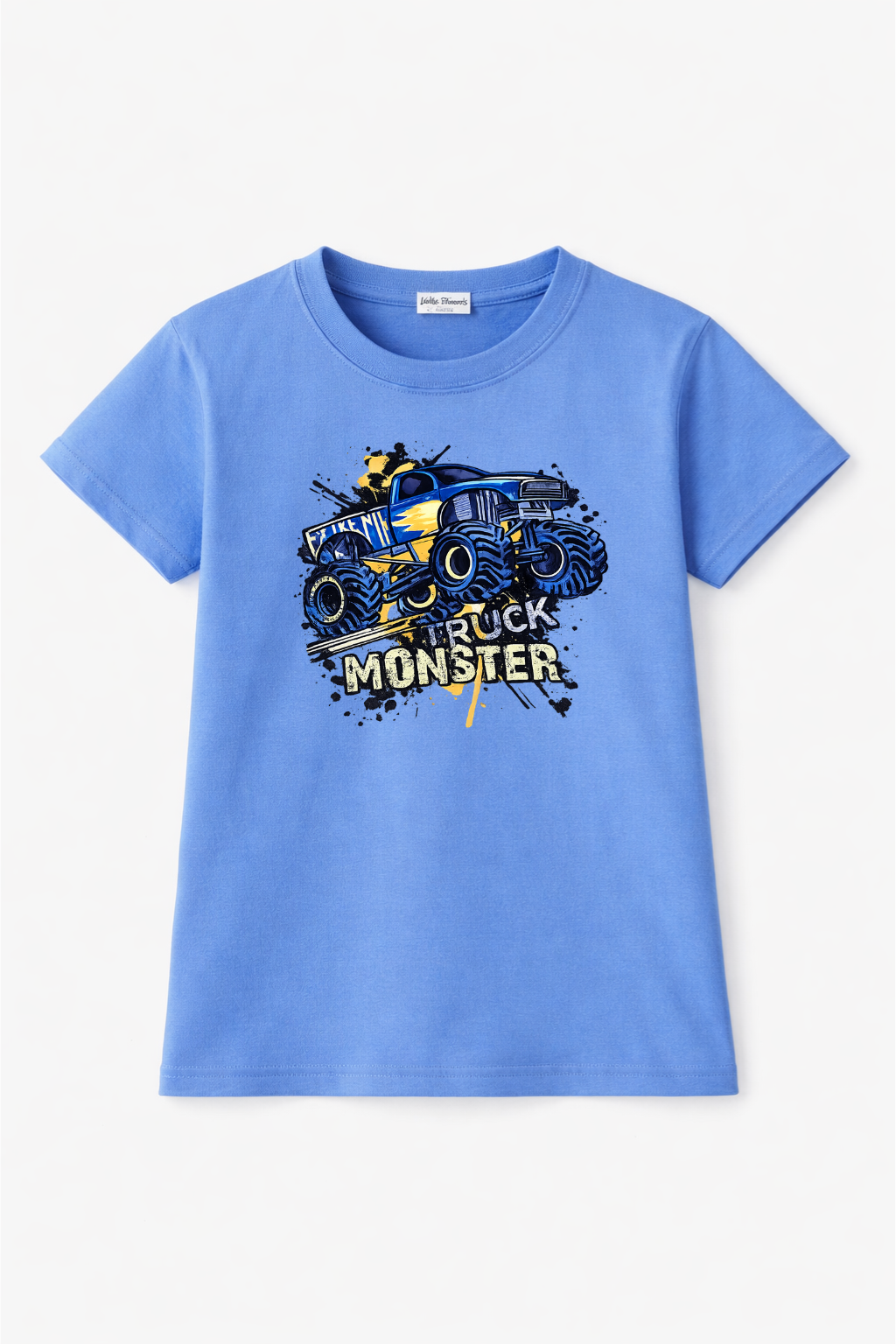 Mini Monster Truck Cotton Tee