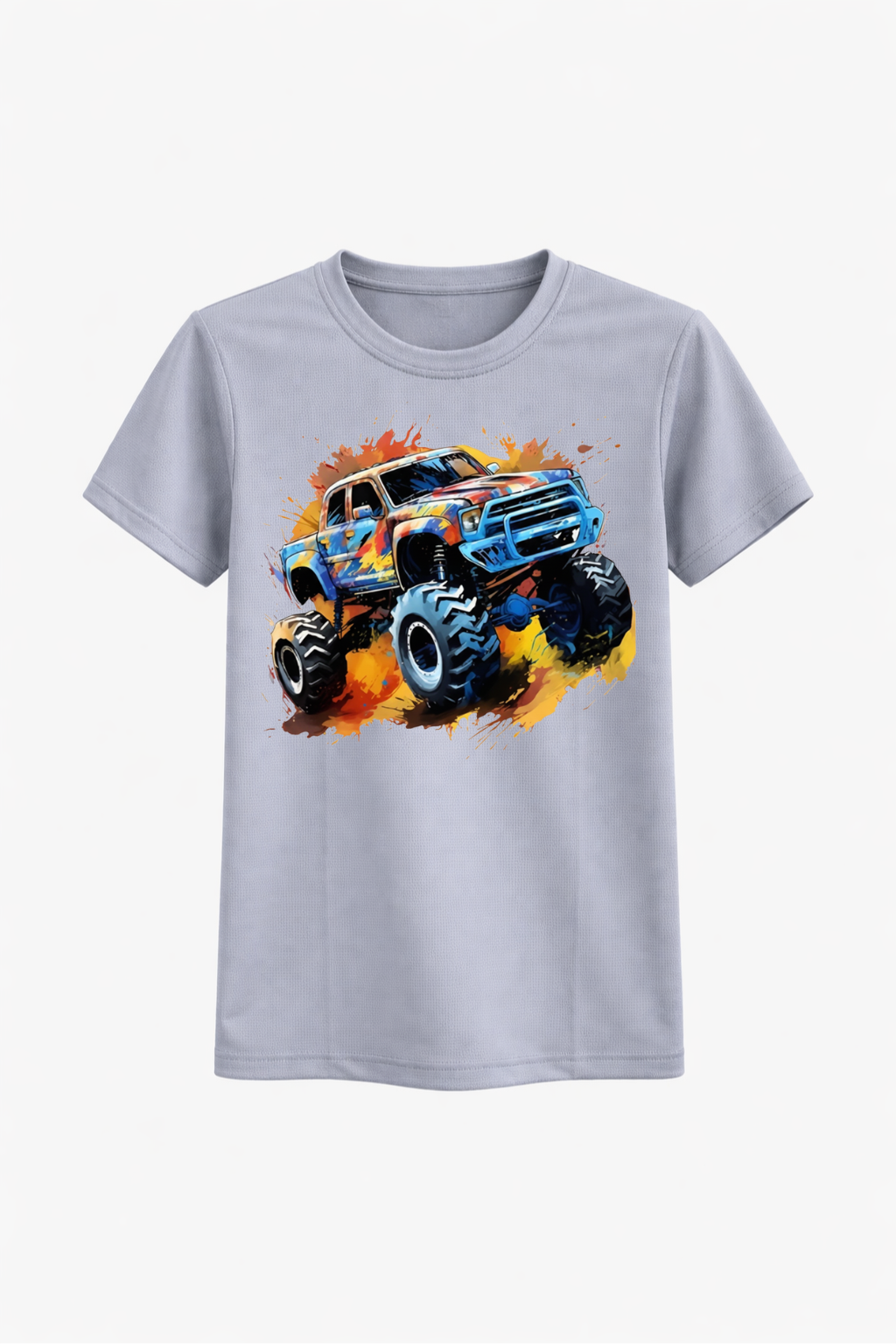 Color Blast Monster Truck Tee