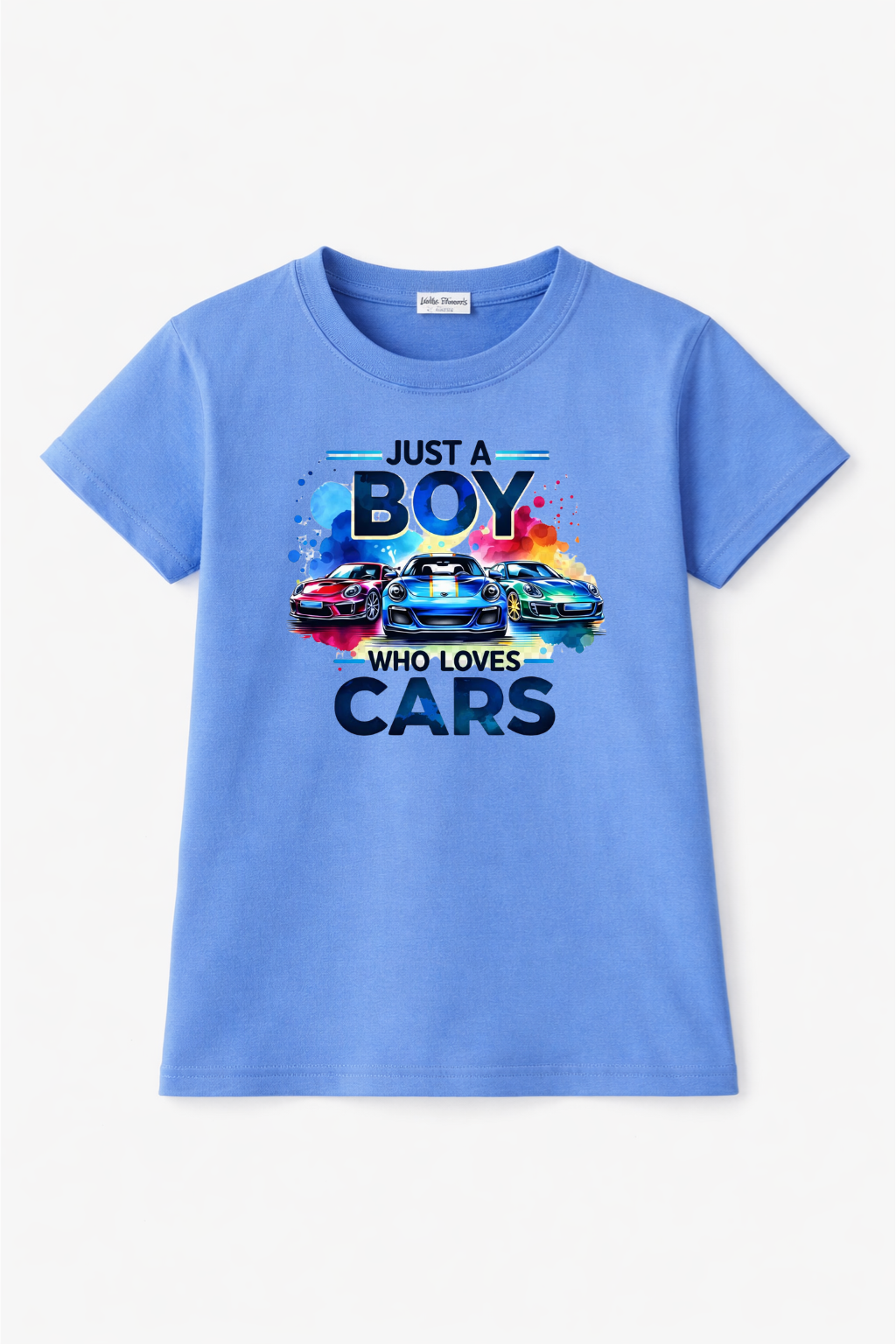 Boy Cars Graphic Cotton Tee