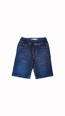 Boys Dark Blue Elasticated Short