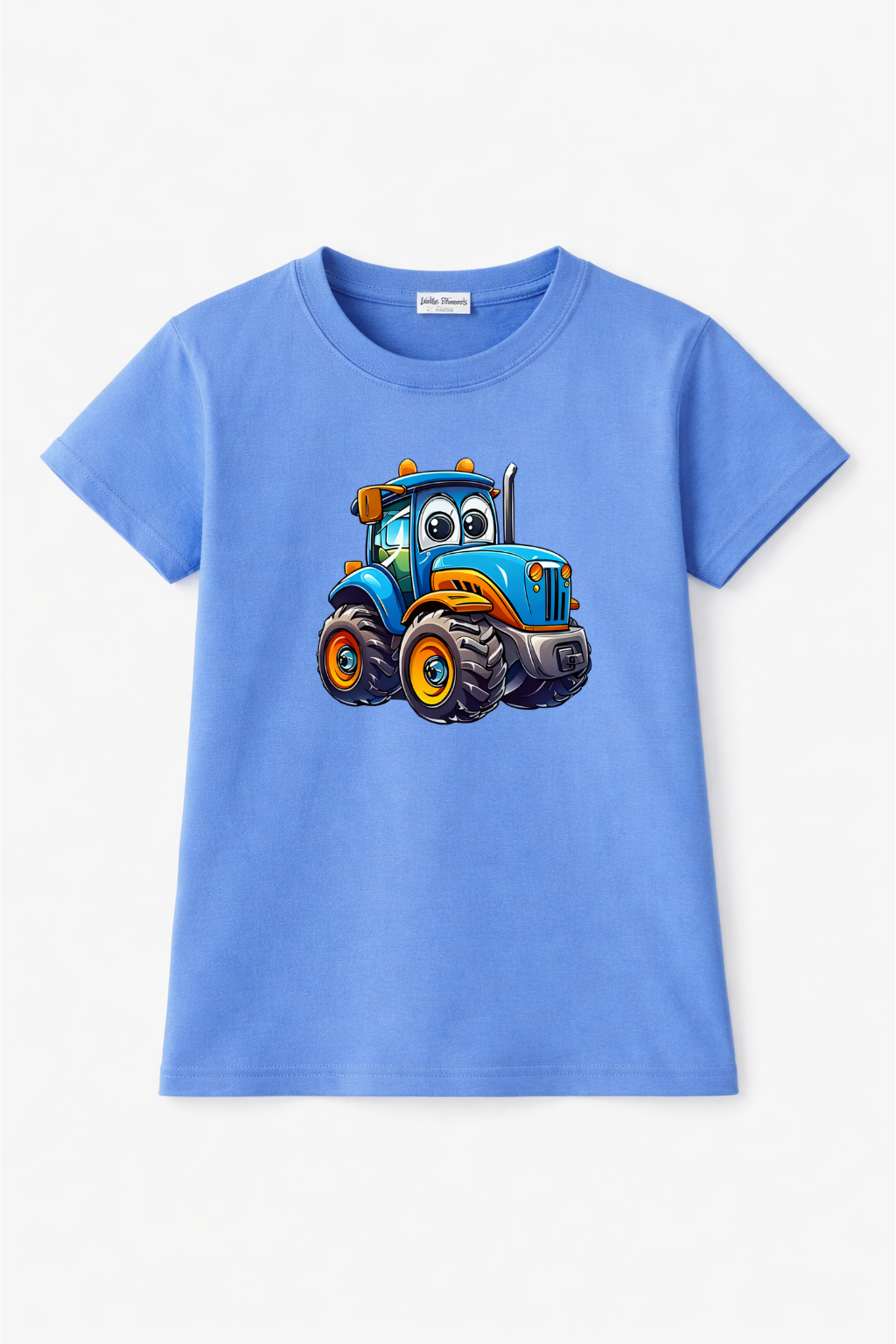 Happy Tractor Graphic Cotton Tee
