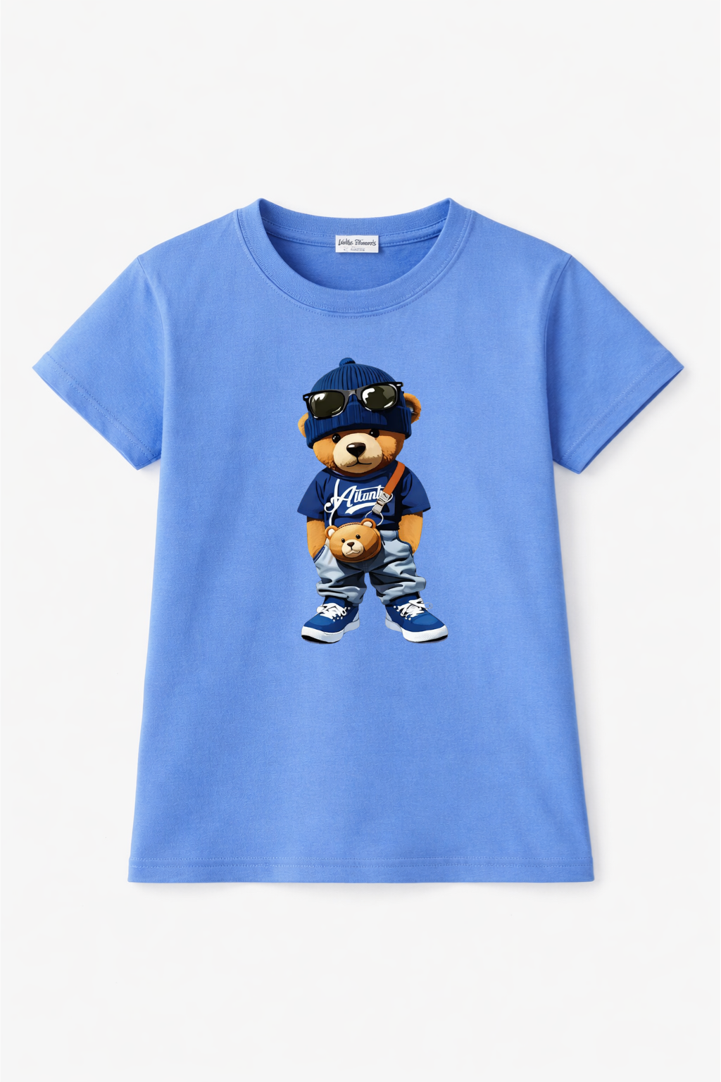 Drip Teddy Graphic Cotton Tee