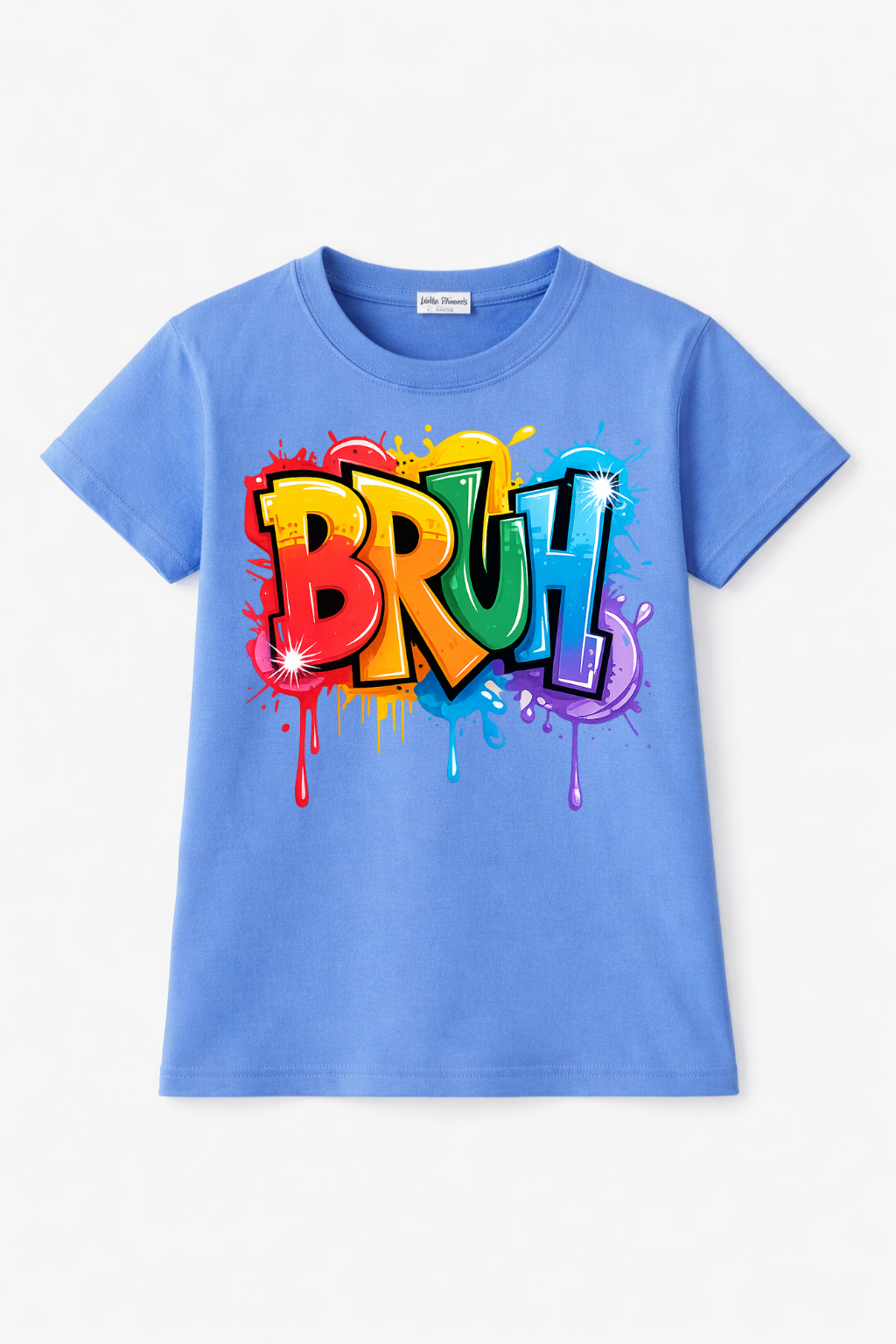 "BRUH" Graffiti Print Tee