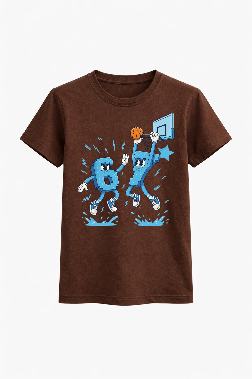 6 7 Basketball Birthday Tee