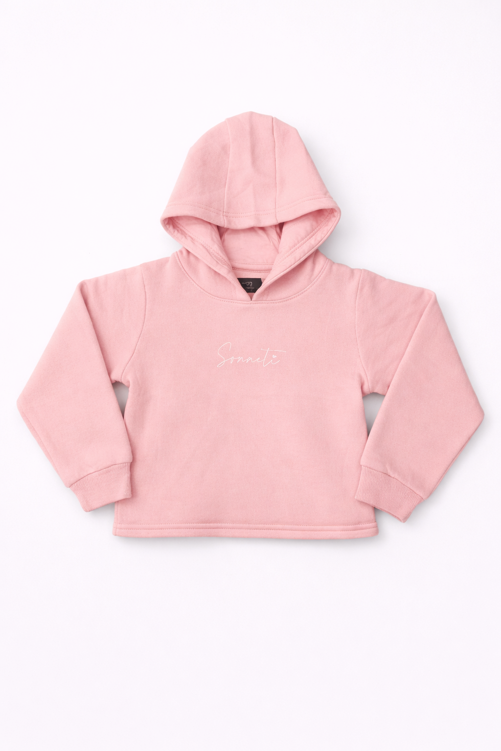 Crop Top Hoodie Pink