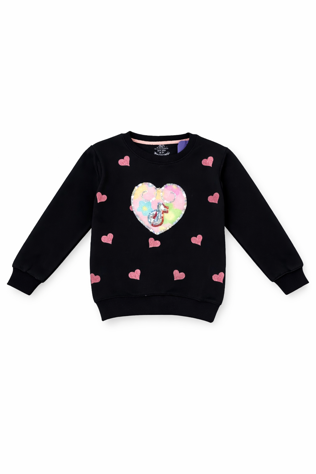 Premium Quality TikTok Heart Embroidered Fleece Suit