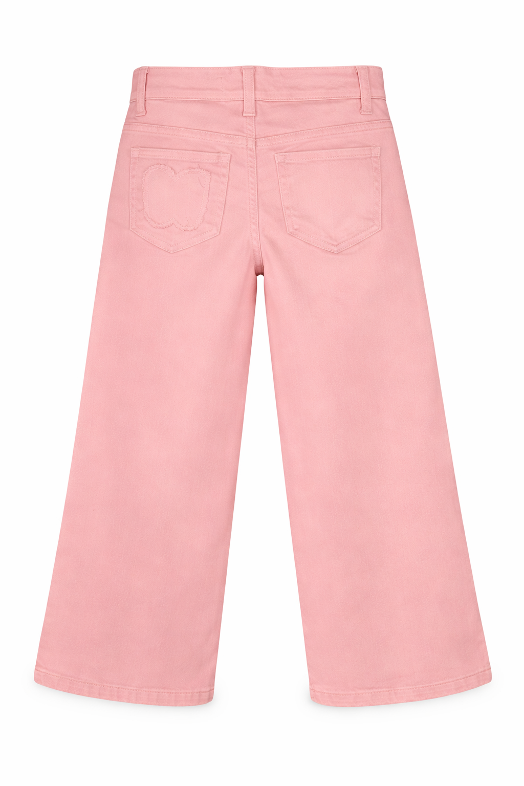 Pink pants on a white background