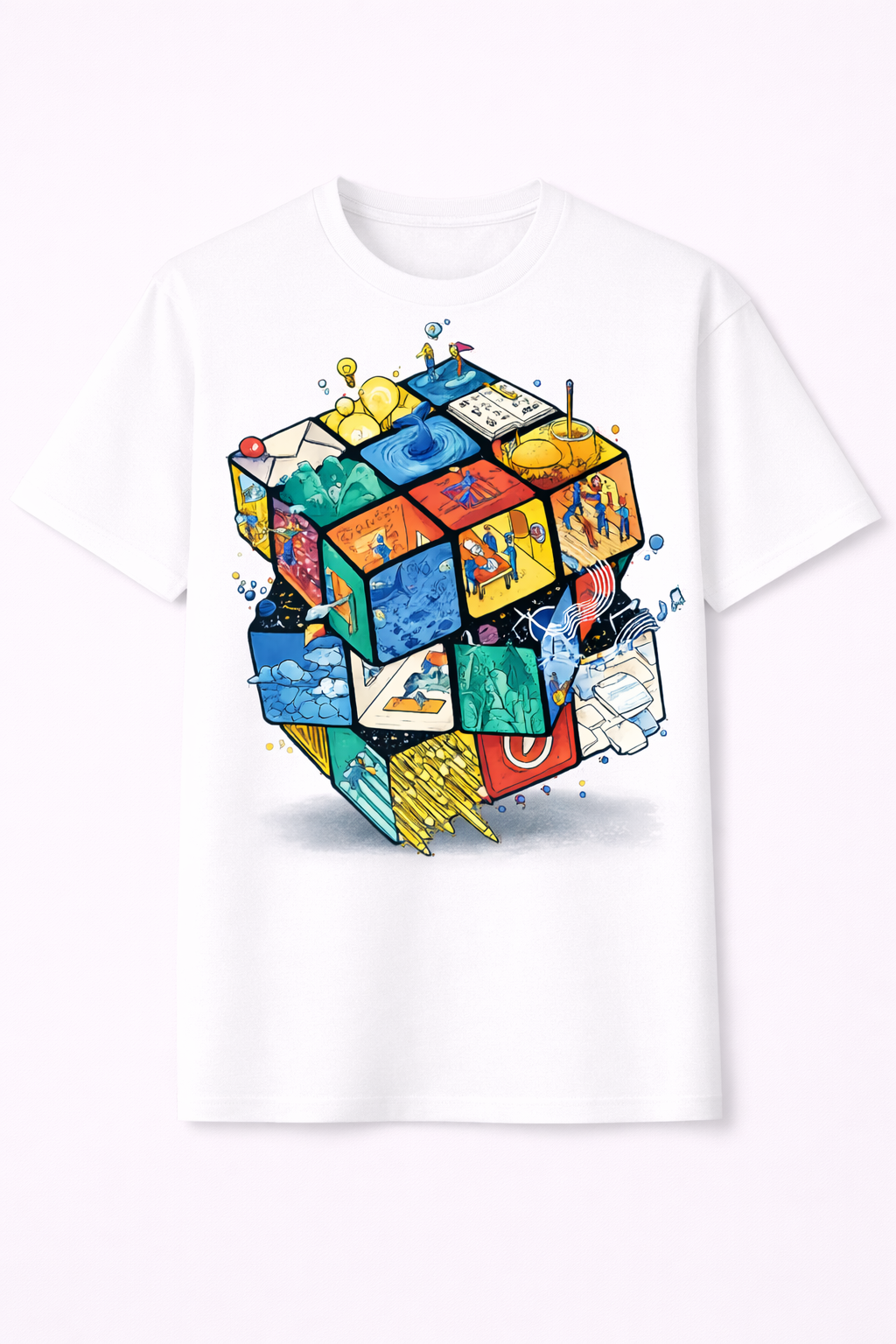 Creative Cube Graphic Tee