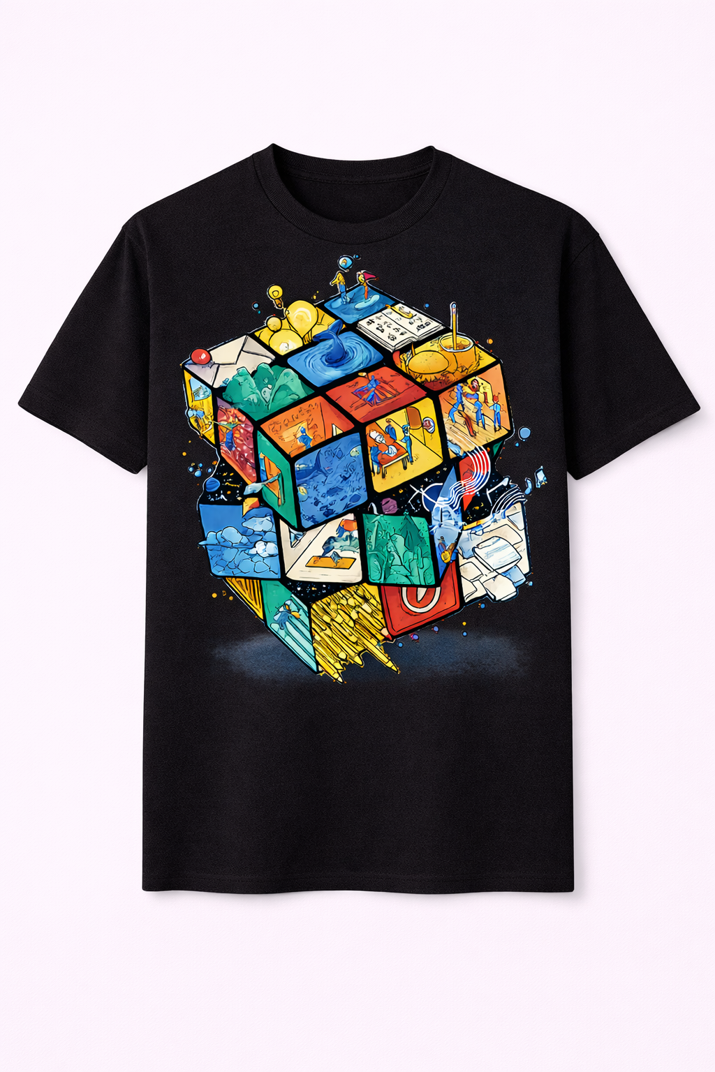 Creative Cube Graphic Tee