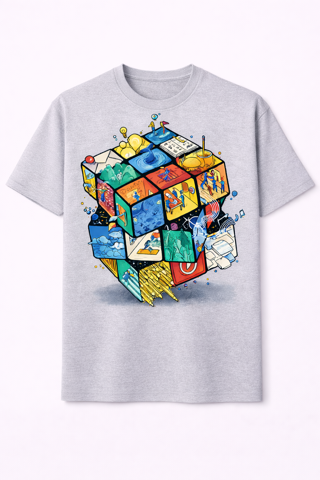Creative Cube Graphic Tee