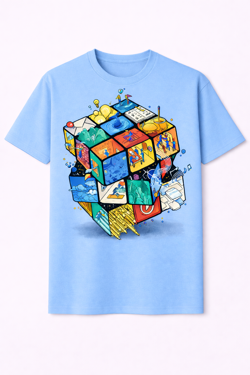 Creative Cube Graphic Tee