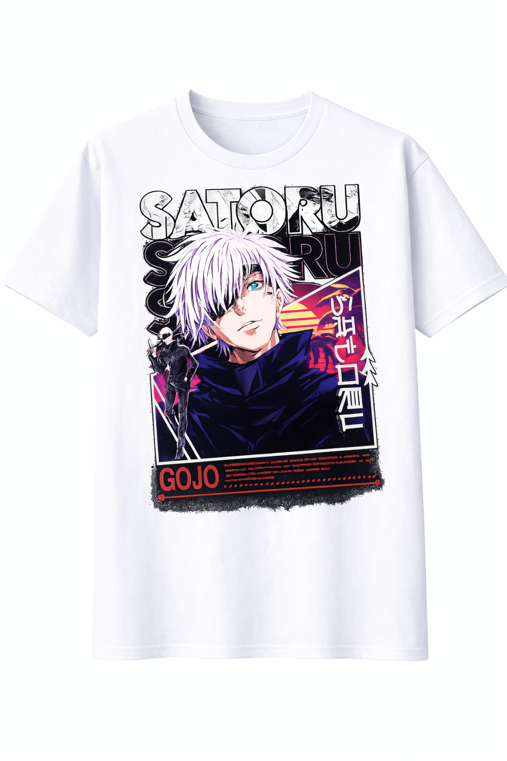 Gojo Saturo Neon Tee