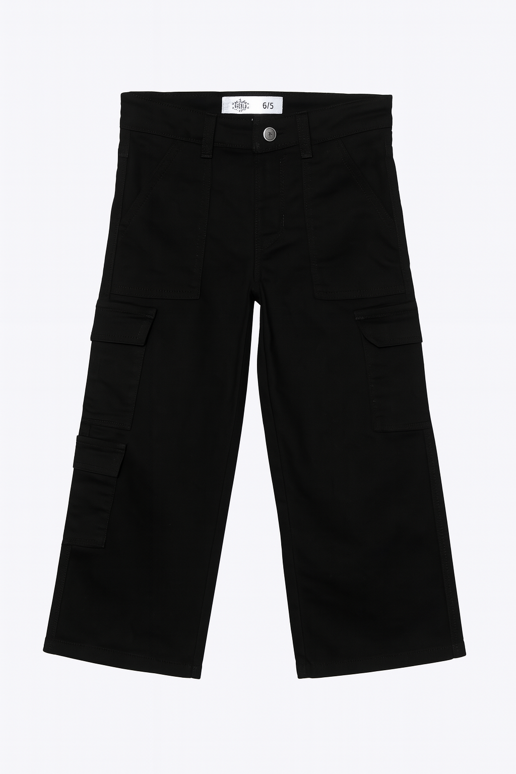 Urban Black 3-Pocket Cargo Jeans