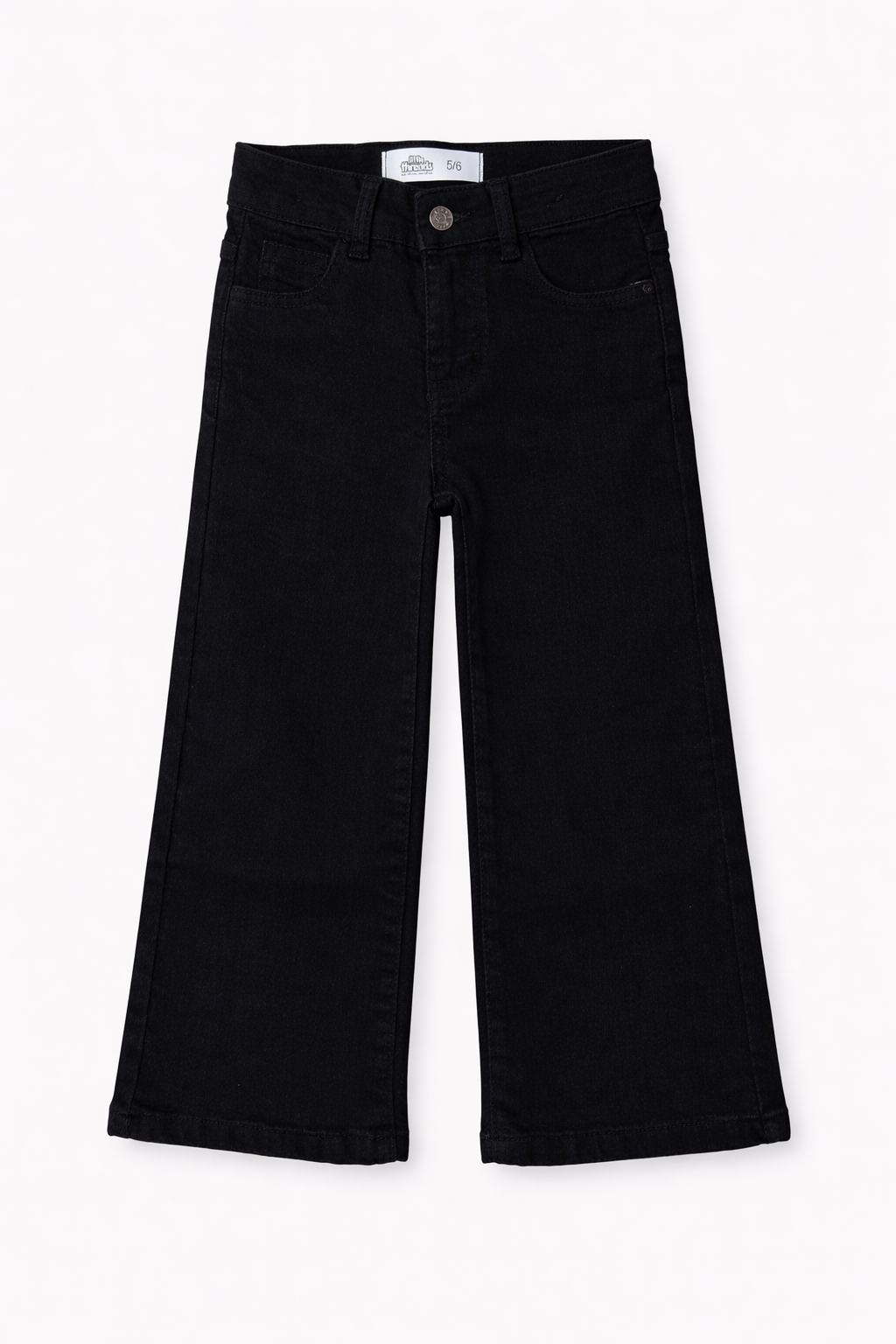Little Threads Black Wide Jeans