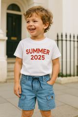 Boys Light Blue Cargo Shorts – Relaxed Fit with Pockets
