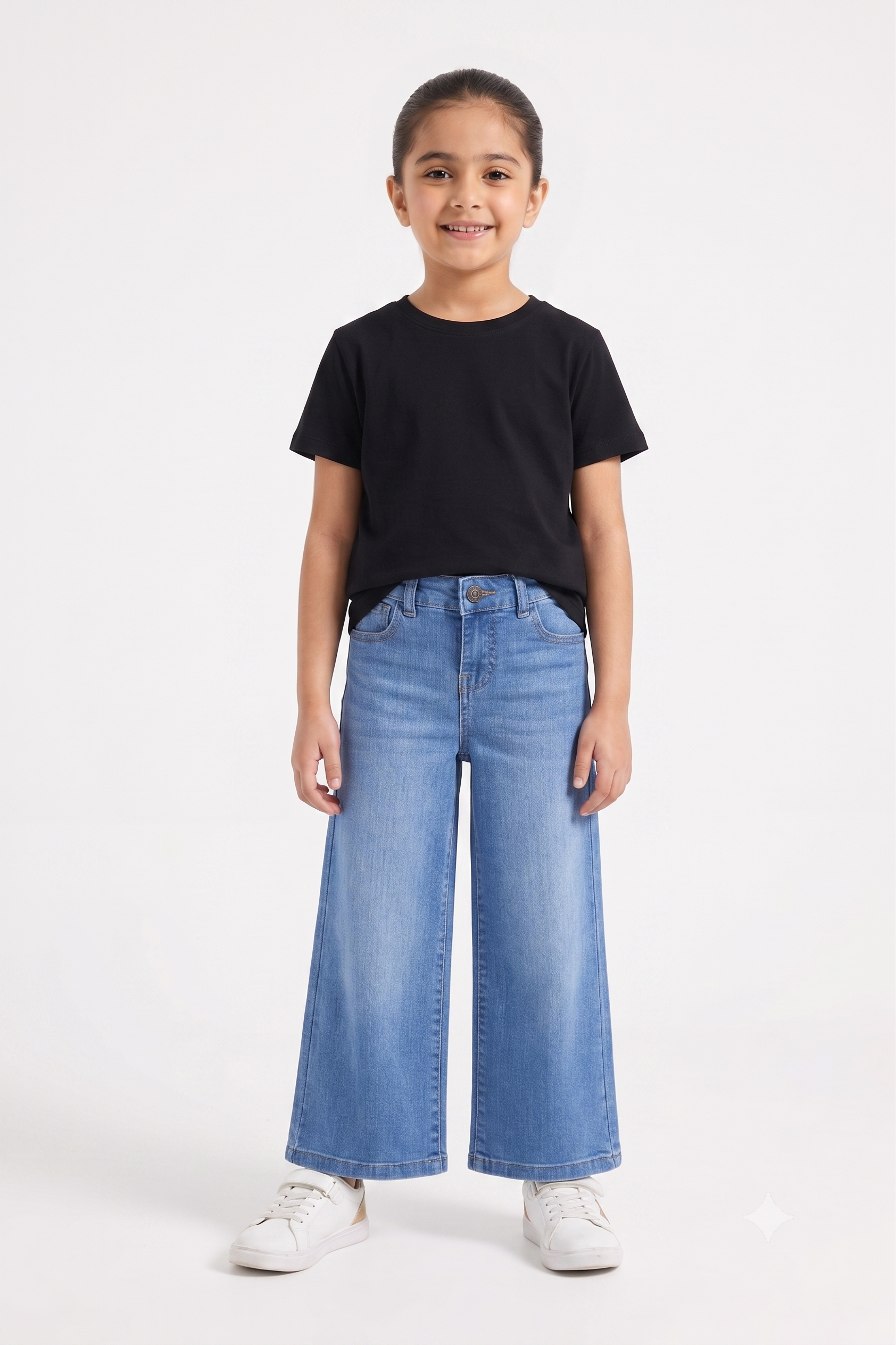 Little Threads SkyWash Wide Jeans