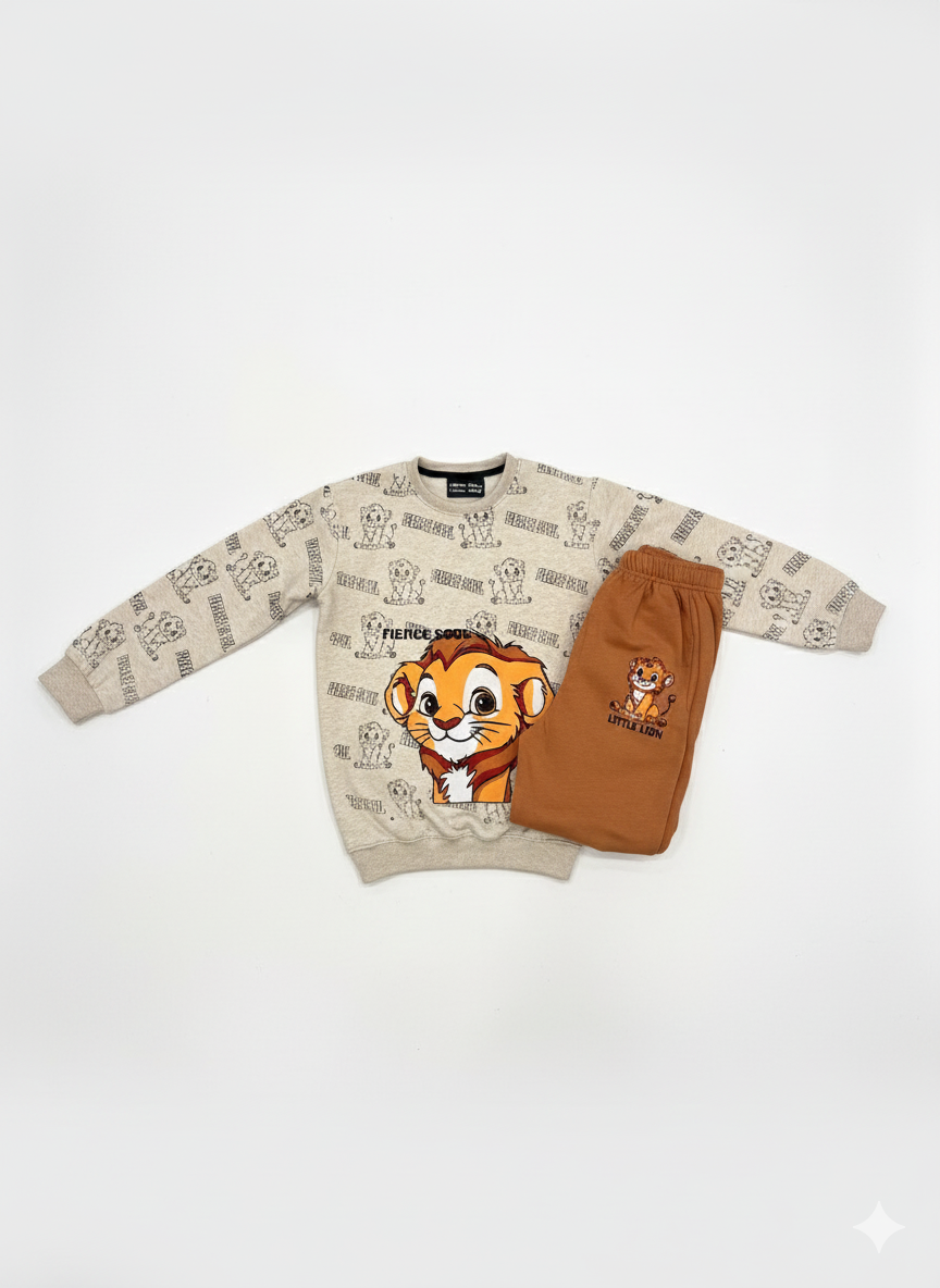 Premium Quality Tiger Printed Fleece Suit
