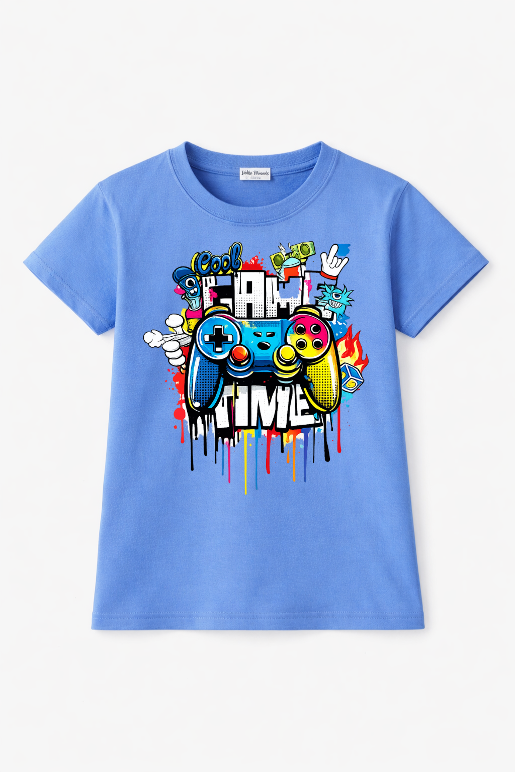 Graffiti Cool Game Time Graphic Tee