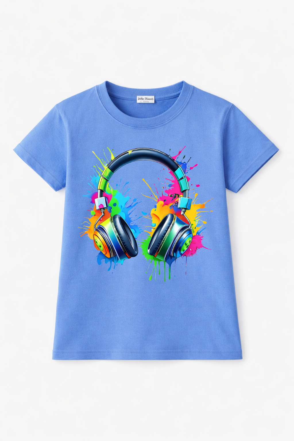 Graffiti Style Headphones Tee