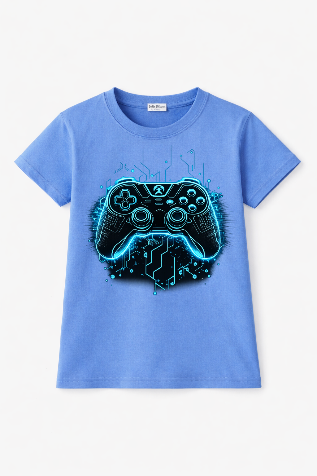Luminous Blue 3D Graphic Tee