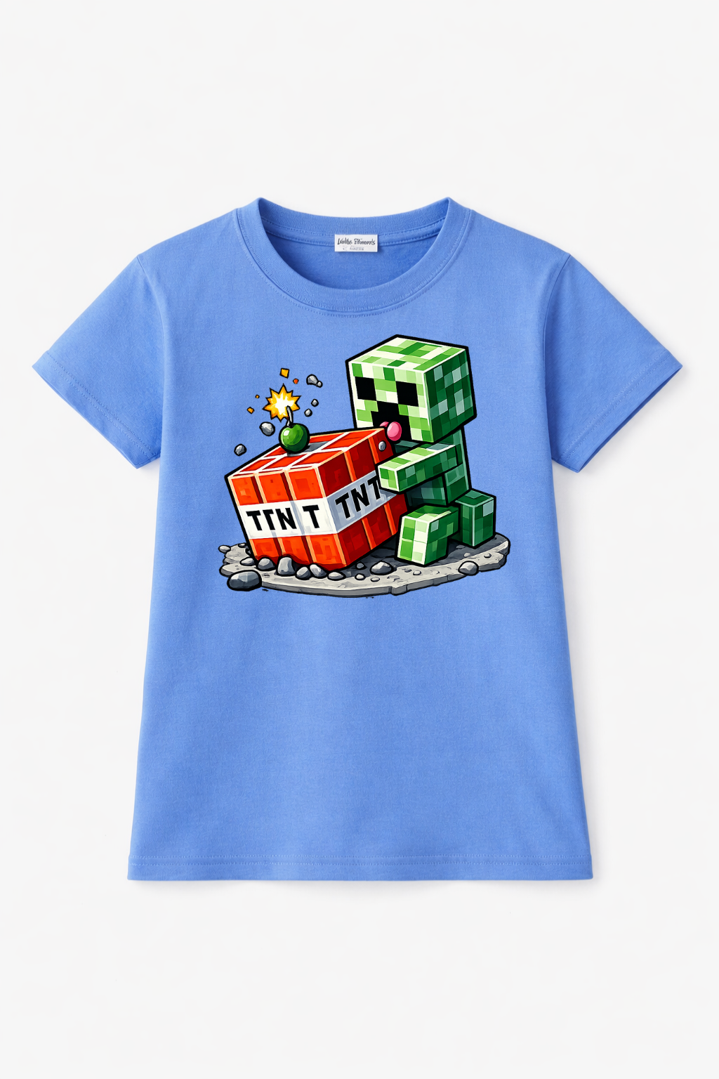 Minecraft TNT and Creeper Graphic Tee