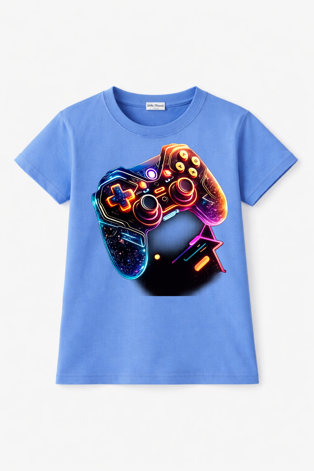 Neon Game Controller Graphic Tee