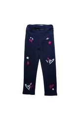 Girls Jeggings Deep Blue