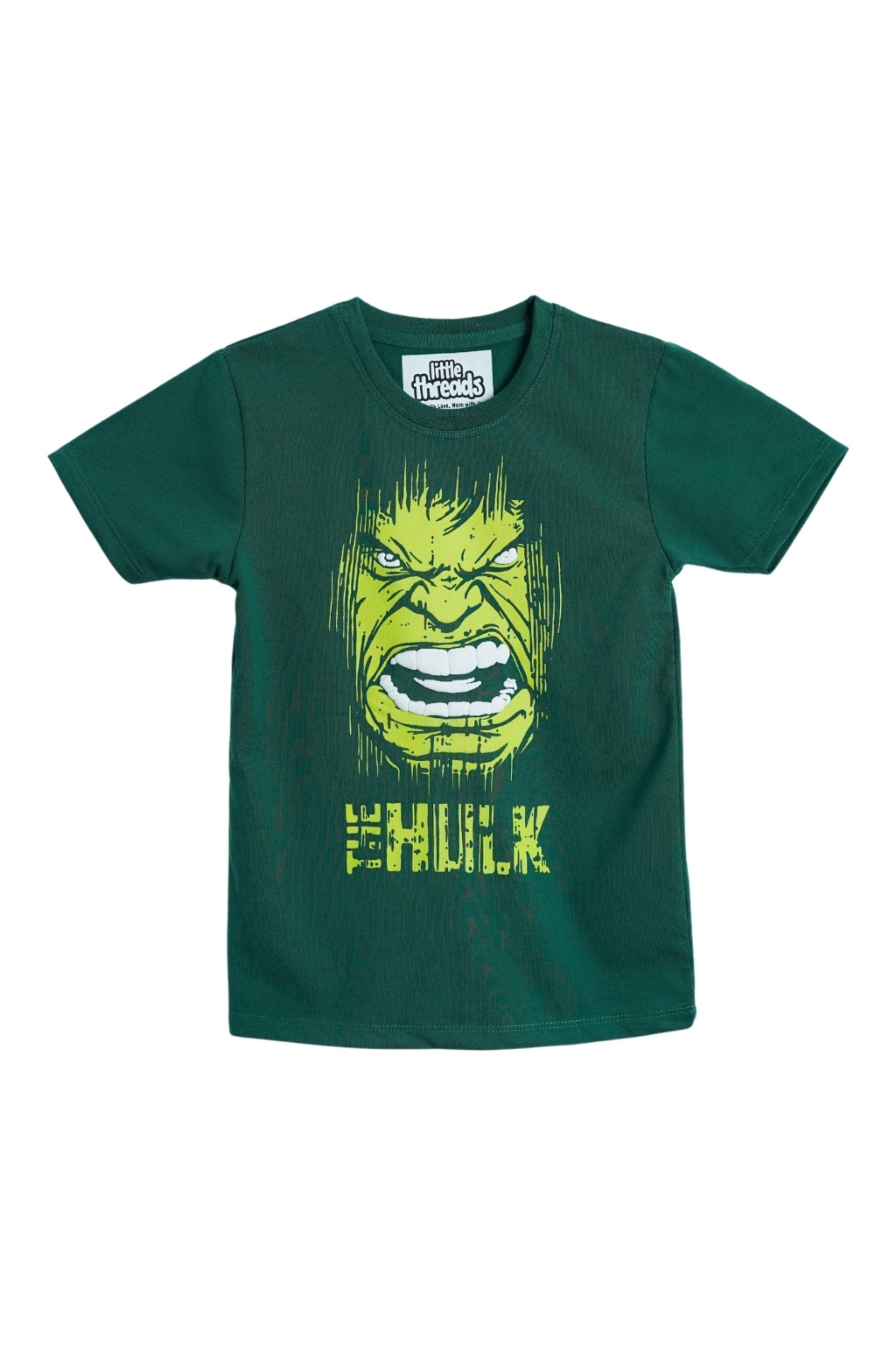 Boys Hulk Green Tee