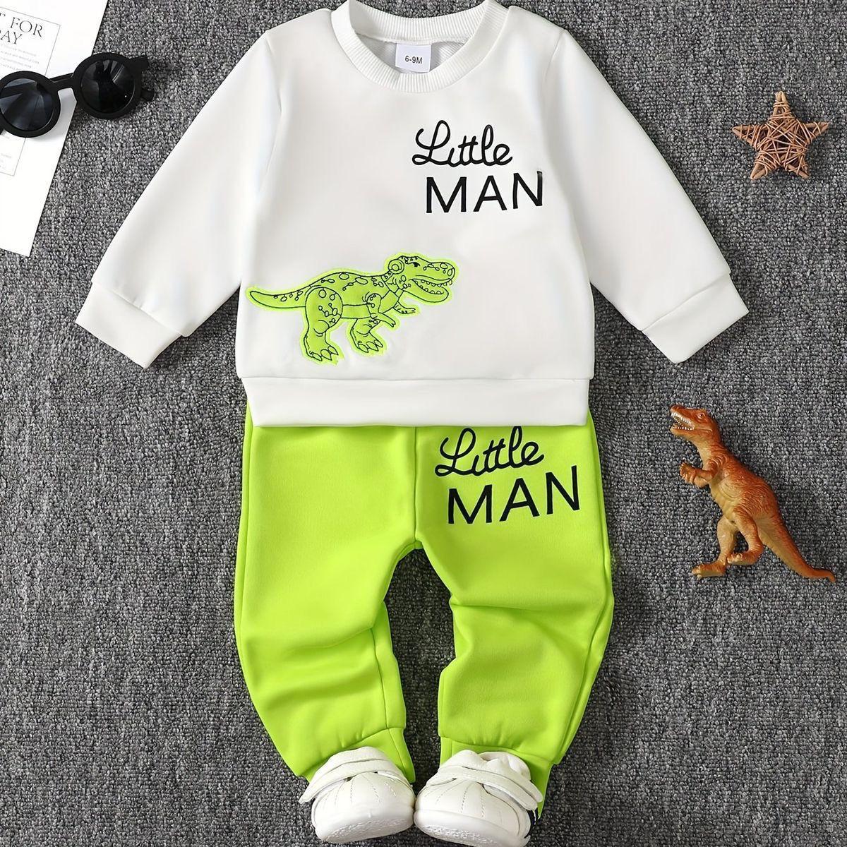 Premium Quality Little Man Printed Fleece Suit
