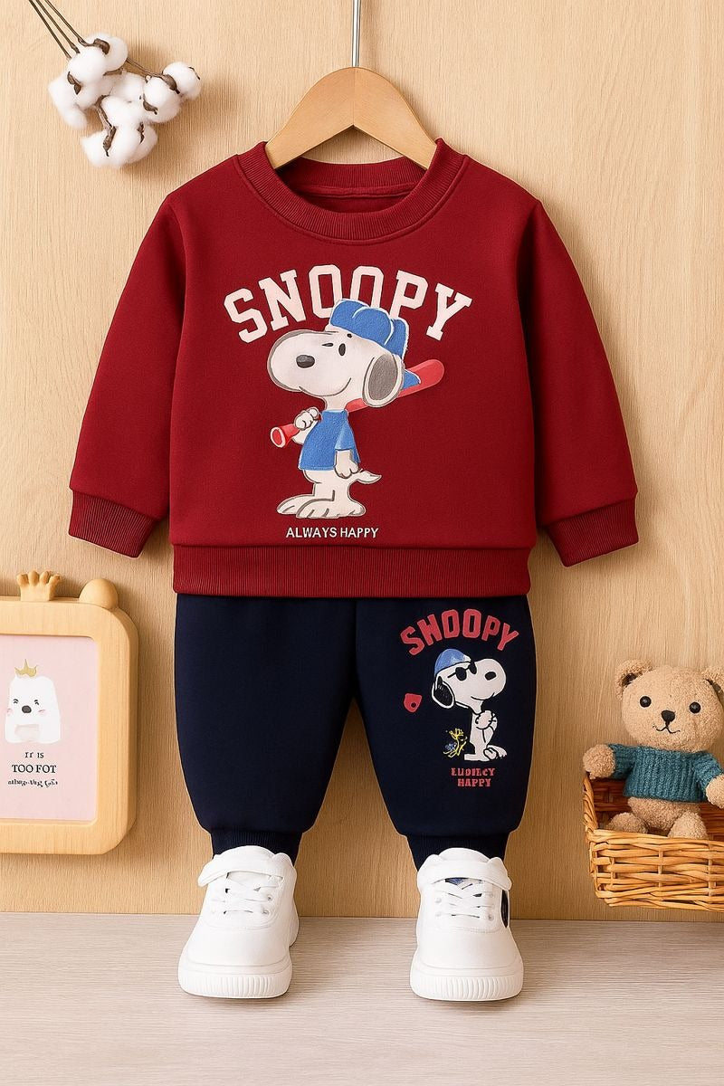 Premium Quality "Snoopy" Printed Fleece Suit