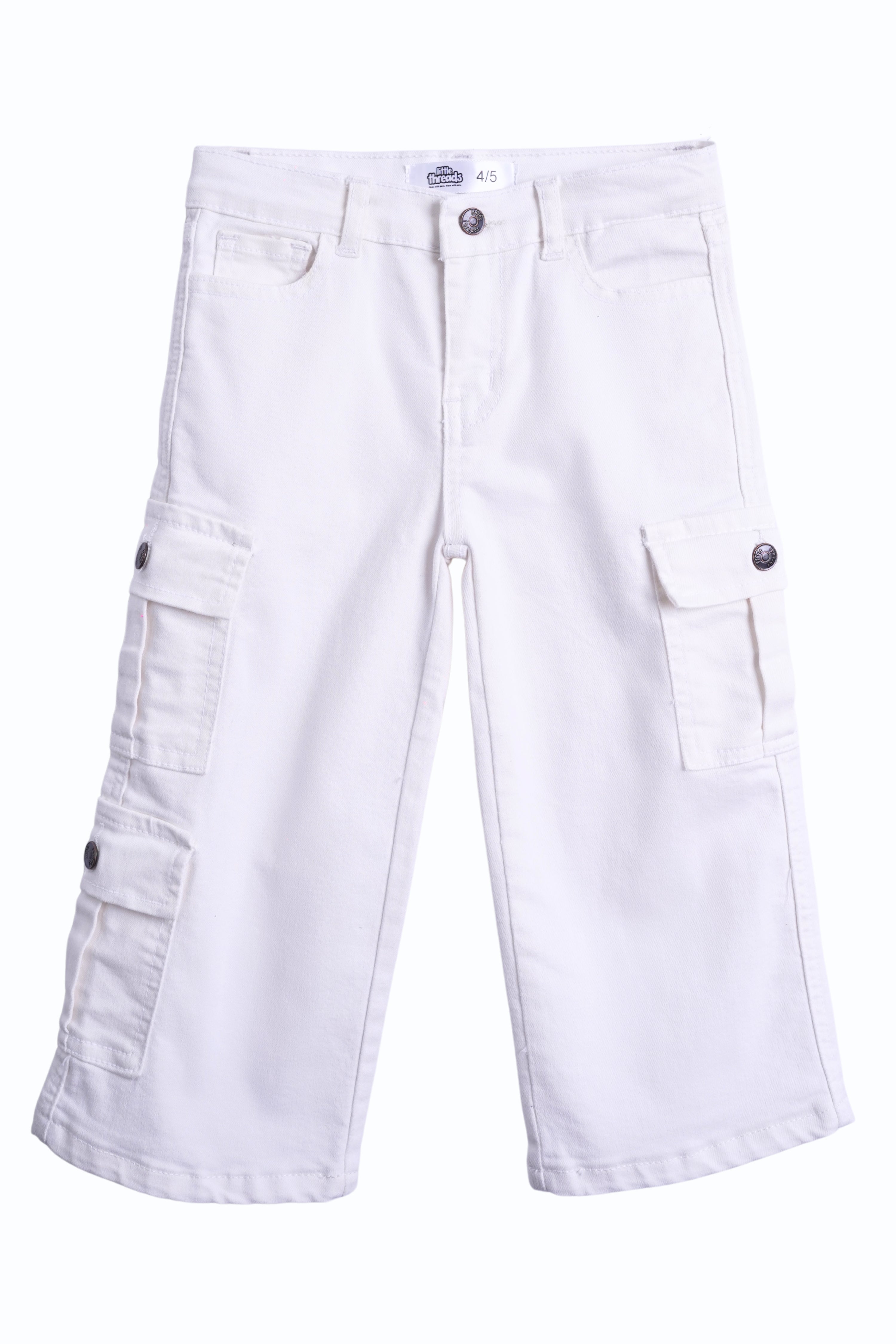 Classic White Cargo Pants