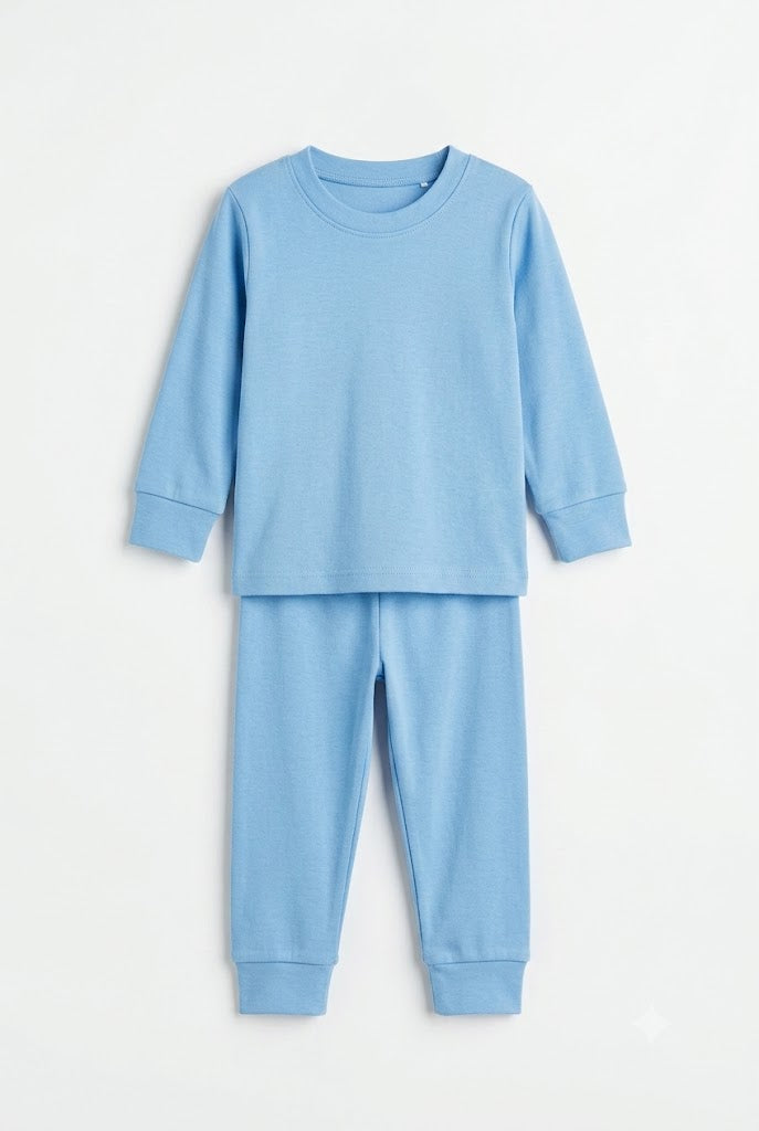 Inner Suit Rib Jersey Sky Blue