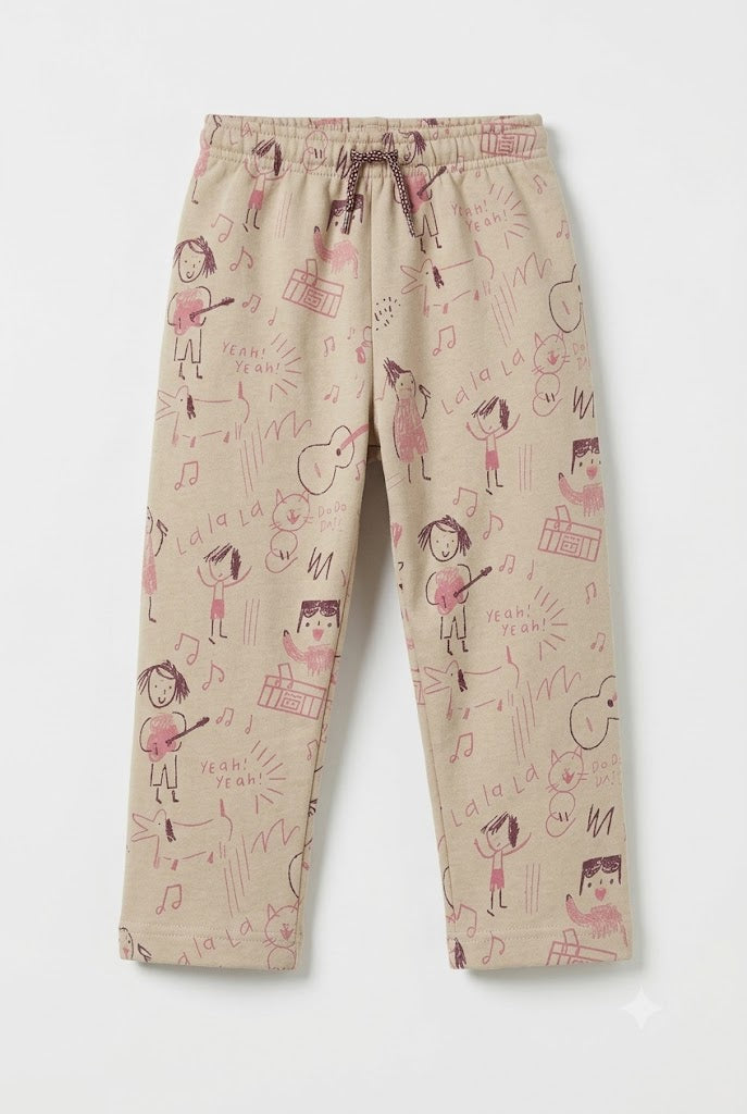 Brown Fleece Trouser