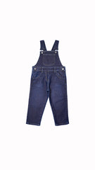 Kids' Dark Wash Denim Dungarees – Durable Playwear - Little Threads