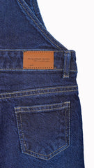 Kids' Dark Wash Denim Dungarees – Durable Playwear - Little Threads